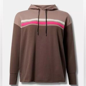 TORRID COLOR BLOCK ACTIVE SWEATSHIRT